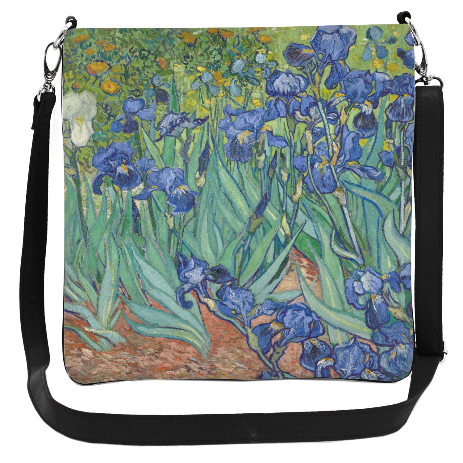 Irises (Van Gogh) Cross Body Bag - 2 Sizes - YouCustomizeIt