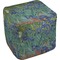 Irises (Van Gogh) Cube Pouf Ottoman