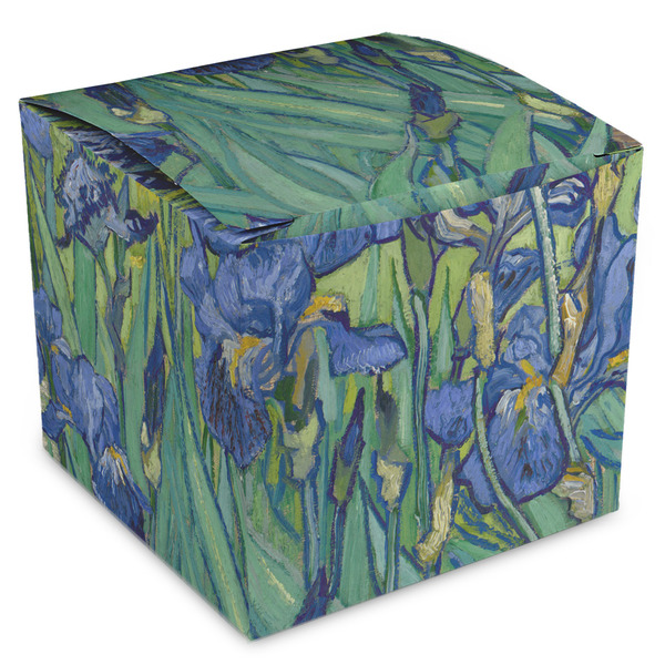 Custom Irises (Van Gogh) Cube Favor Gift Boxes