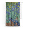 Irises (Van Gogh) Custom Curtain With Window and Rod