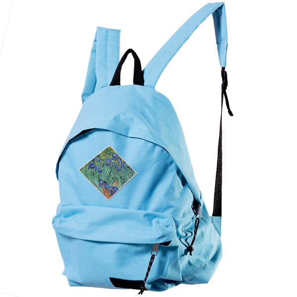 Irises (Van Gogh) Custom Shape Iron On Patches - XL single APPROVAL