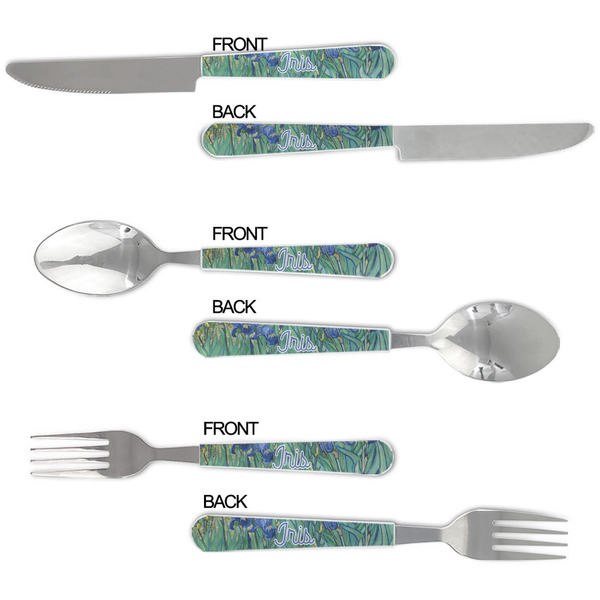 Irises (Van Gogh) Cutlery Set - APPROVAL