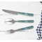 Irises (Van Gogh) Cutlery Set - w/ PLATE