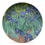 Irises (Van Gogh) Microwave Safe Plastic Plate - Composite Polymer