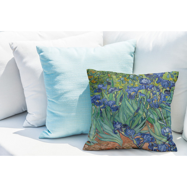 Irises (Van Gogh) Decorative Pillow Case - LIFESTYLE 2