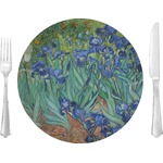 Irises (Van Gogh) Glass Lunch / Dinner Plate 10"