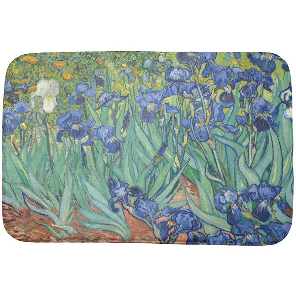 Custom Irises (Van Gogh) Dish Drying Mat