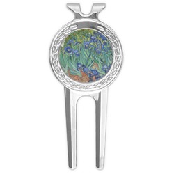 Irises (Van Gogh) Golf Divot Tool & Ball Marker