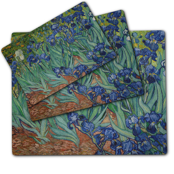 Irises (Van Gogh) Dog Food Mat - MAIN (sm, med, lrg)