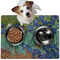 Irises (Van Gogh) Dog Food Mat - Medium LIFESTYLE