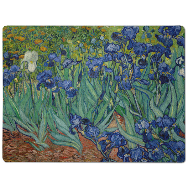 Irises (Van Gogh) Dog Food Mat - Medium without bowls