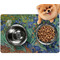 Irises (Van Gogh) Dog Food Mat - Small LIFESTYLE