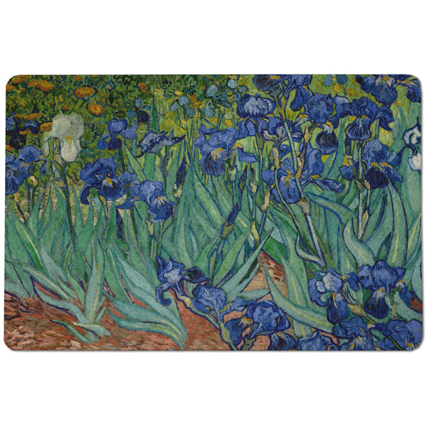 Custom Irises (Van Gogh) Dog Food Mat