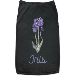 Irises (Van Gogh) Black Pet Shirt - XL