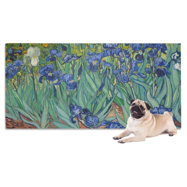 Custom Irises (Van Gogh) Dog Towel