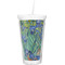 Irises (Van Gogh) Double Wall Tumbler with Straw (Personalized)