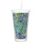 Irises (Van Gogh) Double Wall Tumbler with Straw