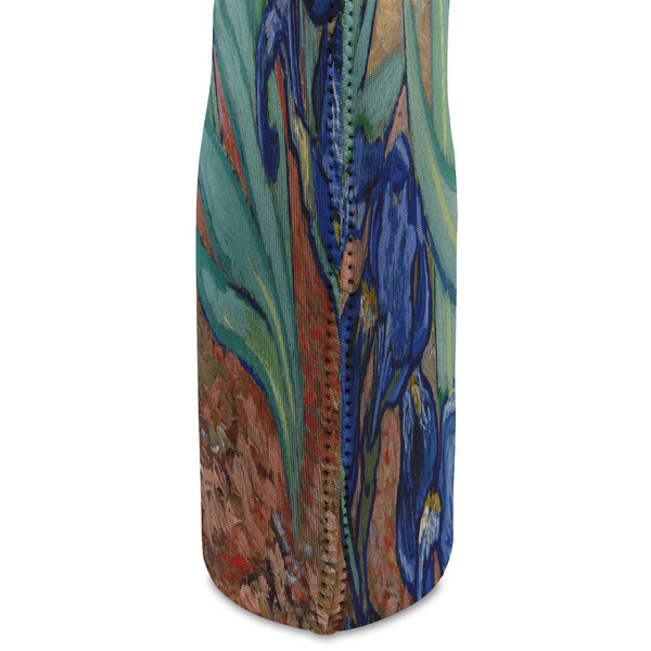 Irises (Van Gogh) Double Wine Tote - DETAIL 2 (new)