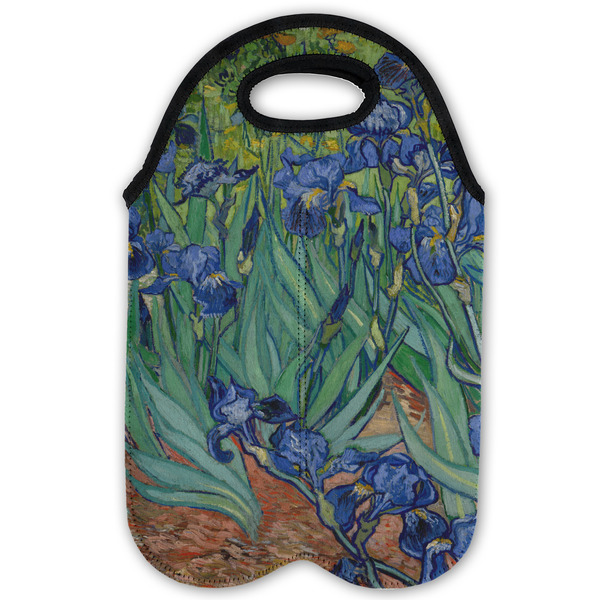 Irises (Van Gogh) Double Wine Tote - Flat (new)