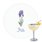 Irises (Van Gogh) Drink Topper - Large - Single with Drink
