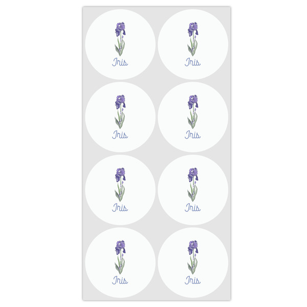 Irises (Van Gogh) Drink Topper - Medium - Set of 12