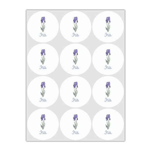 Irises (Van Gogh) Drink Topper - Small - Set of 12