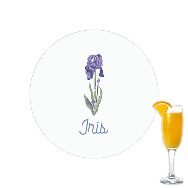Custom Irises (Van Gogh) Printed Drink Topper - 2.15"