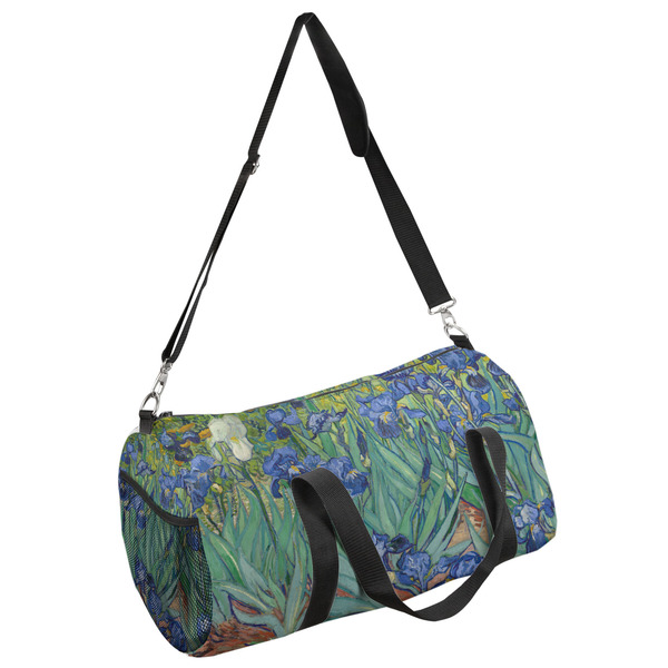 Custom Irises (Van Gogh) Duffel Bag - Large