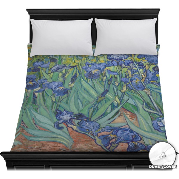 Custom Irises (Van Gogh) Duvet Cover - Full / Queen