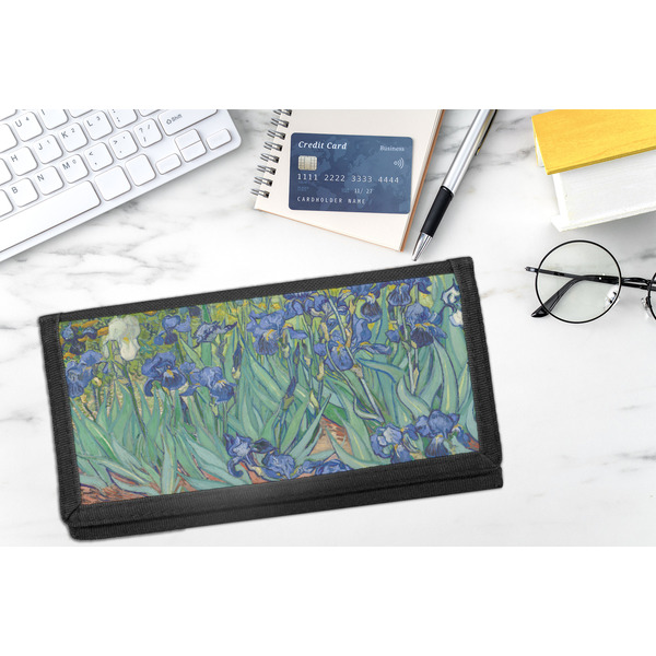 Irises (Van Gogh) DyeTrans Checkbook Cover - LIFESTYLE