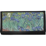 Irises (Van Gogh) Canvas Checkbook Cover