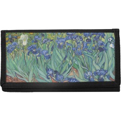 Irises (Van Gogh) Canvas Checkbook Cover