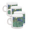 Irises (Van Gogh) Espresso Cup Group of Four Front