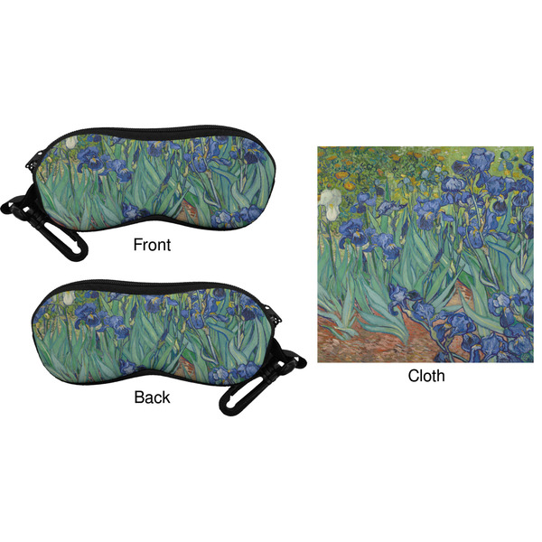 Irises (Van Gogh) Eyeglass Case & Cloth (Approval)