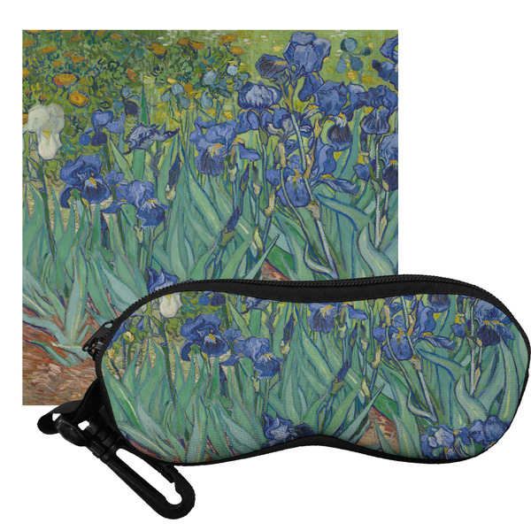 Custom Irises (Van Gogh) Eyeglass Case & Cloth