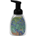 Irises (Van Gogh) Foam Soap Bottle - Black