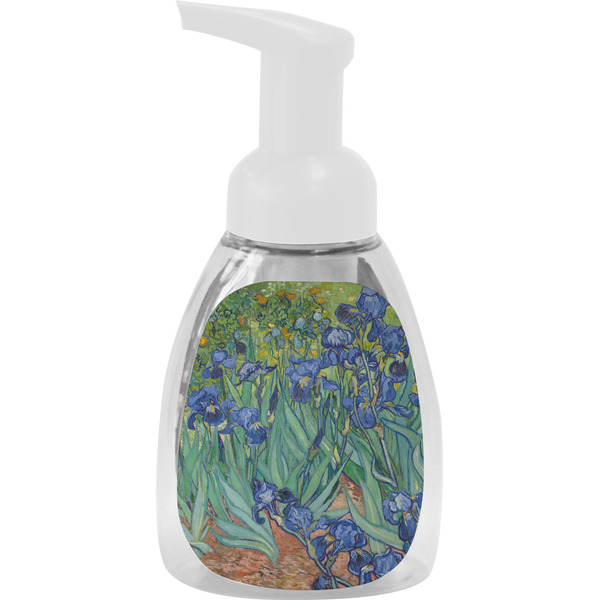 Custom Irises (Van Gogh) Foam Soap Bottle