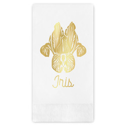 Irises (Van Gogh) Guest Napkins - Foil Stamped