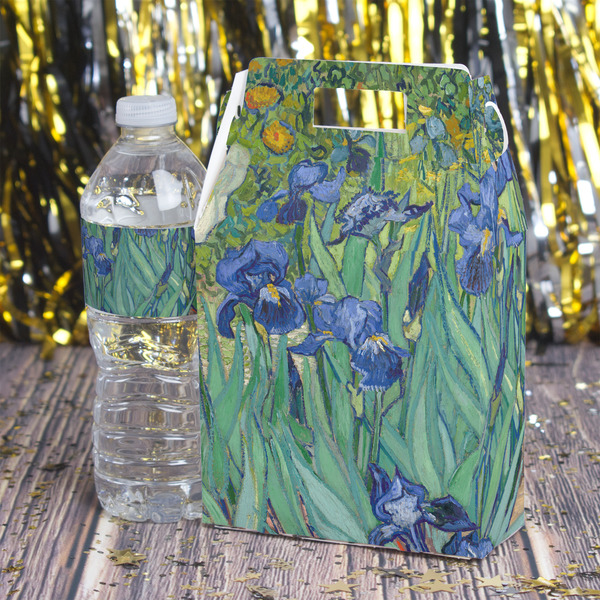 Irises (Van Gogh) Gable Favor Box - In Context