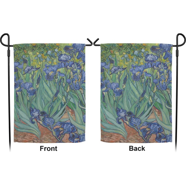 Irises (Van Gogh) Garden Flag - Double Sided Front and Back