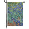 Irises (Van Gogh) Small Garden Flag - Single Sided