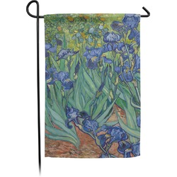 Irises (Van Gogh) Small Garden Flag - Double Sided