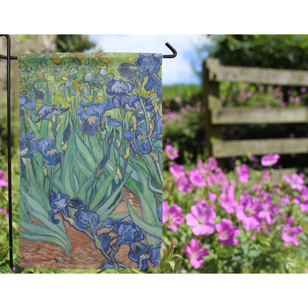 Irises (Van Gogh) Garden Flag - Outside In Flowers