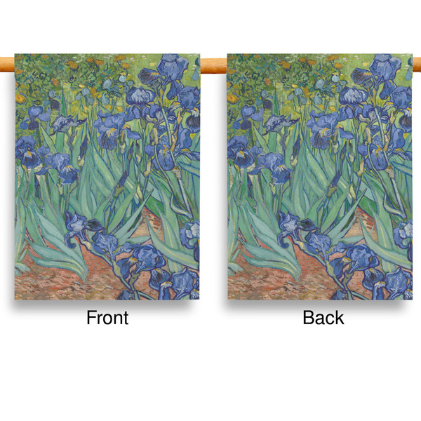 Irises (Van Gogh) Garden Flags - Large - Double Sided - APPROVAL
