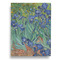 Irises (Van Gogh) Garden Flags - Large - Double Sided - BACK