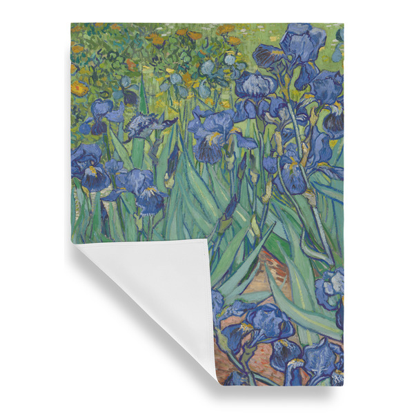 Irises (Van Gogh) Garden Flags - Large - Single Sided - FRONT FOLDED