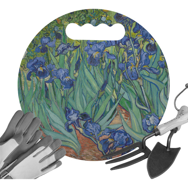 Custom Irises (Van Gogh) Gardening Knee Cushion