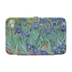 Irises (Van Gogh) Genuine Leather Small Framed Wallet