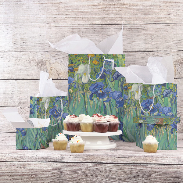 Irises (Van Gogh) Gift Bags - In Context