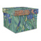 Irises (Van Gogh) Gift Boxes with Lid - Canvas Wrapped - Large - Front/Main